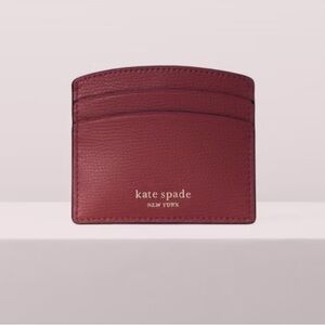 NEW Kate Spade Sylvia Card Holder - Cherrywood